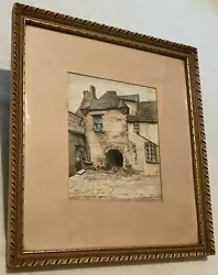 Buy R .Taylor Original Watercolour & Ink Sketch Of A Farmhouse 1924 Framed 24.5x22cm • 19.99£