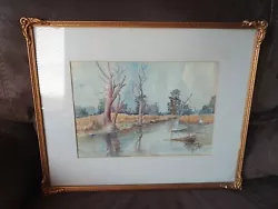 Buy M.Hegarty Original Watercolour Depicting Loch  Scene, Signed • 39£