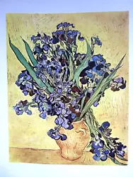 Buy Van Gogh Vintage Colour Art Print 1957 Flowers Still Life Irises French Painting • 40£