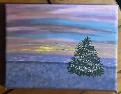 Buy Christmas On The Beach. New Acrylic Painting • 0.99£