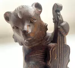 Buy Beautiful Black Forest Bear Playing Double Bass • 75£