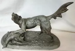 Buy Chien De Chasse Bronze Sculpture • 170.44£