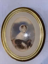 Buy Antique Victorian Water Colour Painting Of A Women Portrait • 15£