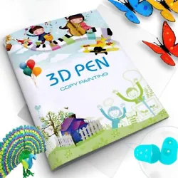 Buy 3D Pen Tool Drawing Stencils 3D Printing Album Paper Book Template Accessories • 6.70£