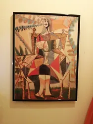 Buy VINTAGE Pablo Picasso A3 Framed Wall Art Canvas Painting Collectable Print  • 13.99£