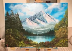 Buy Original Oil Painting In Bob Ross Style • 139£