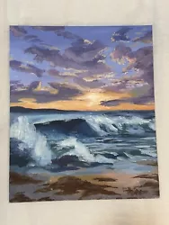 Buy Acrylic Beach Painting On Canvas • 40£