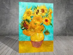 Buy Van Gogh Sunflowers Flower CANVAS PAINTING ART PRINT 645 • 3.96£