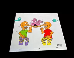 Buy Keith Haring Sesame Street Production Cels Count To 10 Original Hand Painted • 1,302.44£