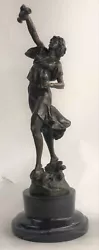 Buy Statue Sculpture The Wine Goddess Art Deco Style Art Nouveau Style Bronze Signed • 141.79£