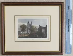 Buy Framed Print Of Croydon Church (Croydon Minster) Original Copperplate C1800 • 8£