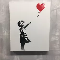 Buy Banksy, Spray Paint And Stencil On Canvas, GIRL WITH BALLON • 1£
