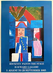Buy David Hockney Rare 1985 Lithograph Print Exhibition Poster   Les Mamelles   1983 • 2,131.27£