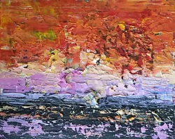 Buy Original Abstract Painting By Leif Janek Bold Textured Colorful Modern • 33.46£