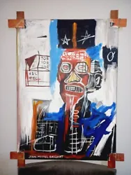 Buy Jean-Michel Basquiat (Handmade) Acrylic Painting Signed And Sealed 50x70 Cm. • 800.93£