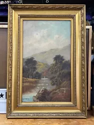 Buy Antique Original Oil On Board Painting - Loch Long? Scotland Signed MARSHALL • 250£