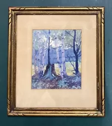 Buy Original Mid Century Impressionist Watercolour Painting, Signed • 6.50£