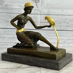 Buy Hot Cast Bronze Art Deco Chiparus African Moroccan Nude Dancer Statue Artwork • 170.30£