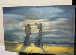 Buy Salvador Dali Oil Painting On Canvas Signed • 314.21£