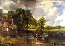 Buy John Constable The Hay Wain Canvas Picture Print Wall Art • 17.95£