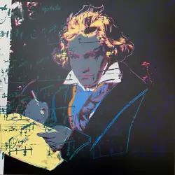 Buy Andy Warhol- Silk Screen  Beethoven  • 1,423.09£