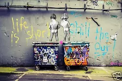 Buy  Painting Art Life Short Chill Duck Graffiti Street Canvas Wall Décor  • 37.93£