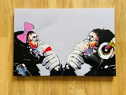 Buy Banksy Painting Canvas 66 X 50 Cms • 14.99£