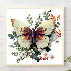 Buy Paint By Numbers Kit DIY Butterfly Oil Art Picture Craft Home Wall Decor(H1423) • 5.75£