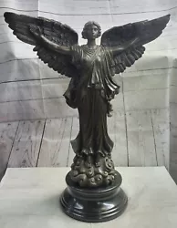 Buy Praying Angel Extra Large 27.5  Tall, 22  Width Bronze Sculpture Garden Gift • 478.64£