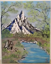 Buy Oil Painting 40x50 Cm Spring By The Mountain River By The Art Bob Ross • 99.10£