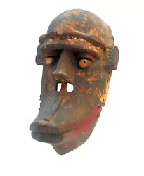 Buy Antique  Mask  With Moveable Two Parts Jaw. • 2,036.55£