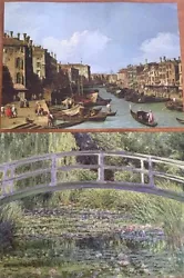 Buy Grand Canal Print Painting No. 24 And 4 The Water Lily Pound Monet 2 Prints • 27.12£