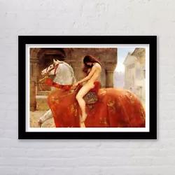 Buy Framed Lady Godiva By John Maler Collier Art Poster Print Famous Painting • 3.73£