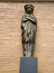 Buy Bronze Statue Nymph / Goddess-saint -car  Mascot On Plinth • 23£