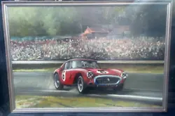 Buy STUNNING OIL PAINTING OF CLASSIC FERRARI - ORIGINAL By. DION PEARS (1929-1985) • 4,500£