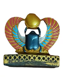 Buy Handcrafted Egyptian Winged Scarab / Queen Figurine - Stunning Addition#Egyptian • 24.99£
