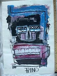 Buy Basquiat Inspired Painting Abstract Street Art Pino? • 1,517.97£