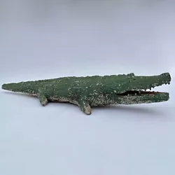 Buy French Art Brut Concrete Crocodile Sculpture Ornament Pond Garden Folk Outsider • 795£