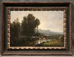 Buy 19th Century Landscape With Figures And Animals Signed Constantin Troyon, FRENCH • 61,424.58£