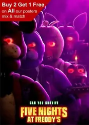 Buy Five Nights At Freddys 2023 Teaser Movie Poster • 0.99£