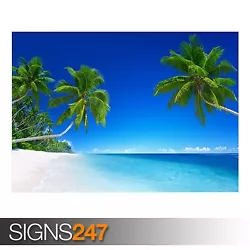 Buy TROPICAL BEACH PARADISE (3817) Animal Photo Picture Poster Print A0 A1 A2 A3 A4 • 1.49£