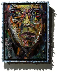 Buy FRAMED Oil Portrait█PAINTING█WOMAN█EXPRESSIONIST█SIGNED FAMOUS MOVIE ORIGINAL • 263.55£