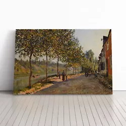 Buy Alfred Sisley June Morning Canvas Wall Art Print Framed Picture Dining Room • 24.95£