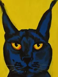 Buy Original  Acrilic On Canvas Painting Of The Cat  By Yevgeniy Kievskiy • 2,991.69£