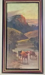 Buy Antique Landscape Oil Painting (C.W.Oswald) • 30£