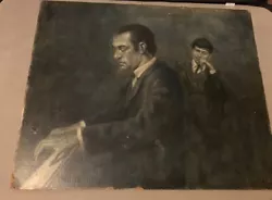 Buy Rare Black And White Painting On Board Signed P A Bill • 40£