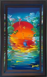 Buy Original Hand Signed Peter Max 'Better. World, 2010' Pop Art Painting On Canvas • 79,060.76£