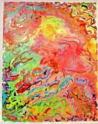 Buy FREED FROM CLOUDS Artist Storyteller TOM WALSH PAINTNG Student POONS Pollock  • 647.32£