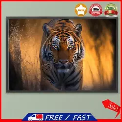 Buy Paint By Numbers Kit DIY Tiger Hand Oil Art Picture Craft Home Wall Decor(H1632) • 8.07£