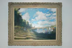 Buy John Myatt Original Painting  'Le Bassin D' Argenteuil, In The Style Of Monet • 12,500£